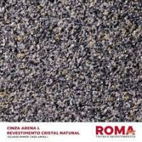 Imagem de CRISTAL PEDRA NATURAL CINZA ARENA 23 KG - ROMA